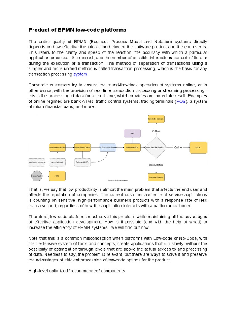 Performance of BPMN Low-Code Platforms | PDF | Compiler | Programming ...