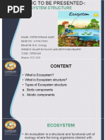 Understanding Ecosystem Structure | PDF | Ecosystem | Ecology