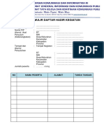 Form Daftar Hadir - 2023-1 PDF