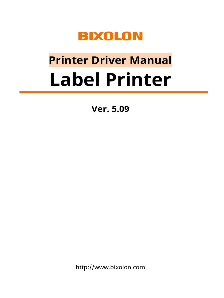 Manual Label Printer Windows Driver English V5.09 | PDF | Installation ...