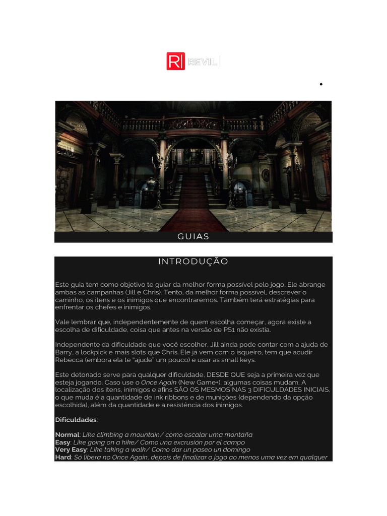 Guia de Resident Evil 2: todos os códigos, armas e locais de itens