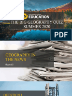 The Big Geog Quiz Round 5