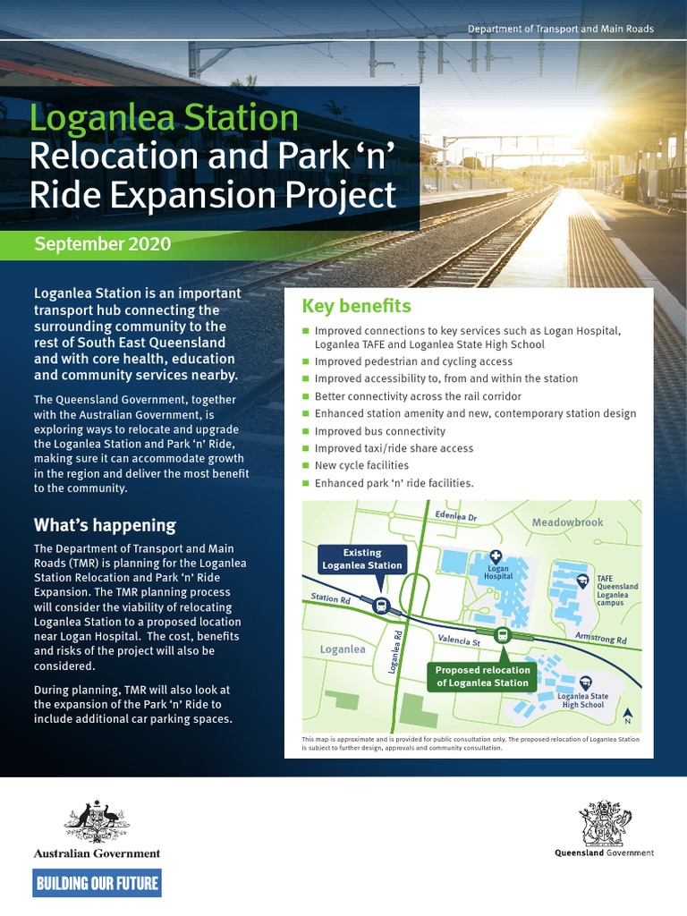 Loganlea Station Relocation and Park N Ride Expansion Project September
