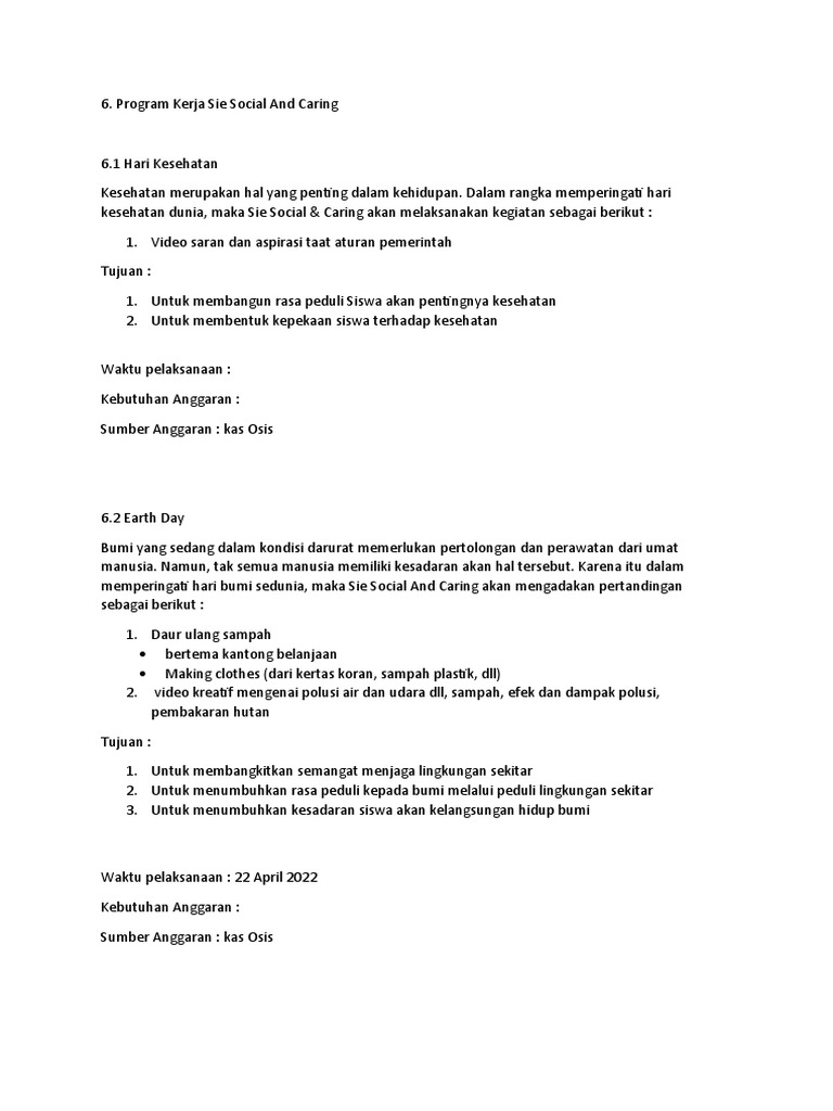 Bid 2 Social and Caring PDF