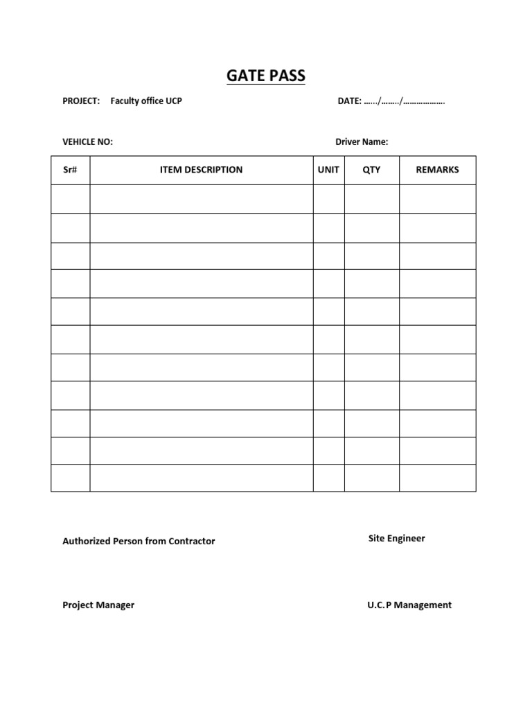 Gate pass pdf pdf