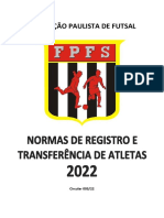 003 - 2022 Normas de Registro e Transferência de Atletas 2022 PDF