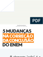 5 mudanças na correção da conclusão do Enem