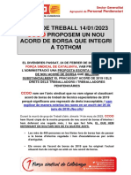 GRUP DE TREBALL-CCOO Proposem Un Nou Acord de Borsa-1 PDF