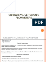 Coriolis vs. Ultrasonic Flowmeters