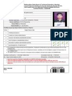 Exam Form Application of Candidate For