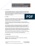 Standard Suppliers MinimumApproachDistance