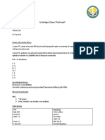 Urology Case Protocol Preceptorial