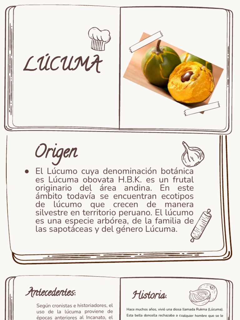 Origen y historia de la lúcuma | PDF