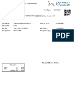 COVID19 Resident Visa Application for Vinu Wilson Susheela from India