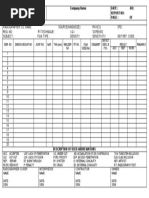 Daily Drilling Report Template | PDF | Geotechnical Engineering | Civil ...
