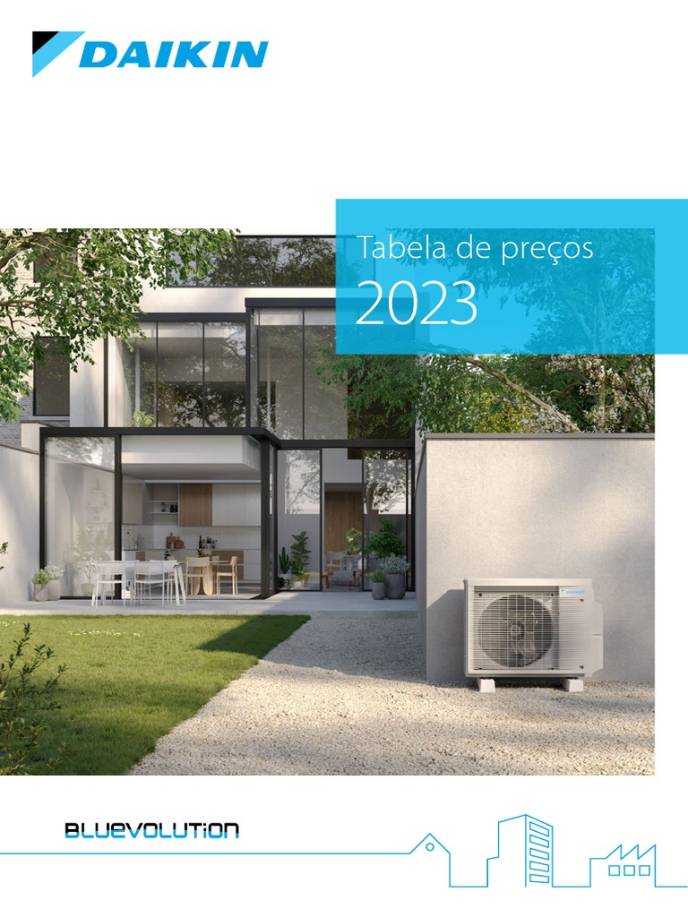 DAIKIN Tabela de Preços 2023 PDF PDF Umidade