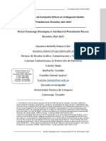 Estrategias de Campaña Virtual en La Segunda Vuelta Presidencial. Ecuador, Año 2021