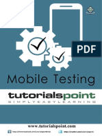 Mobile Testing Tutorial PDF