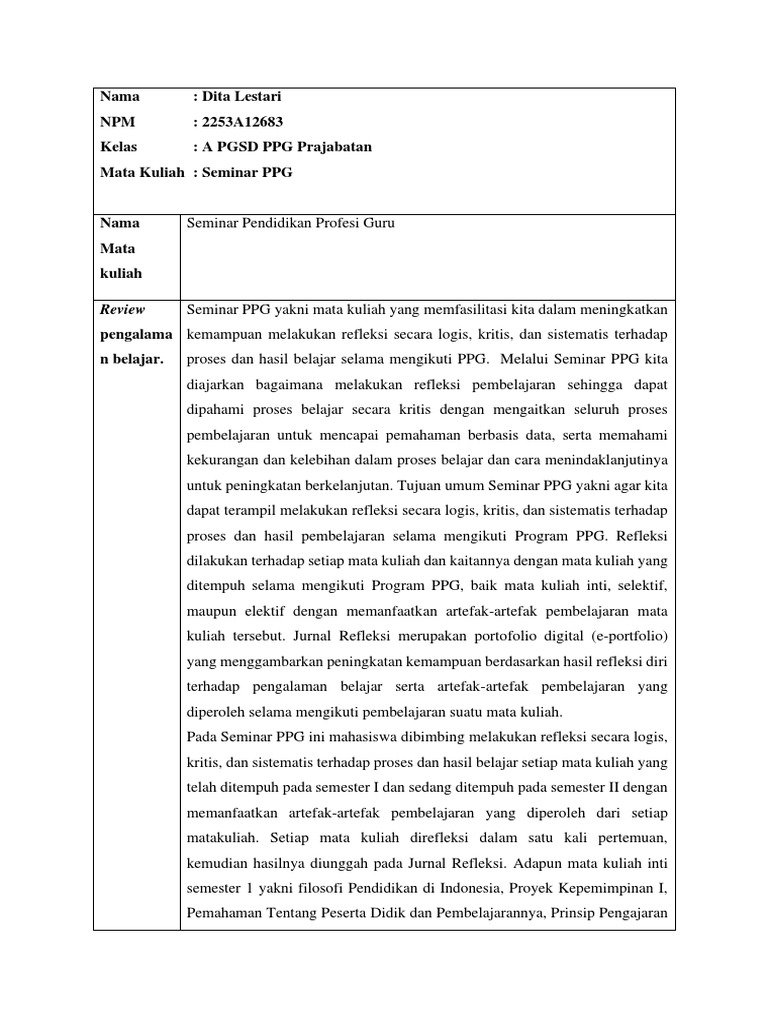 jurnal-refleksi-seminar-ppg-dita-lestari-pdf-pdf