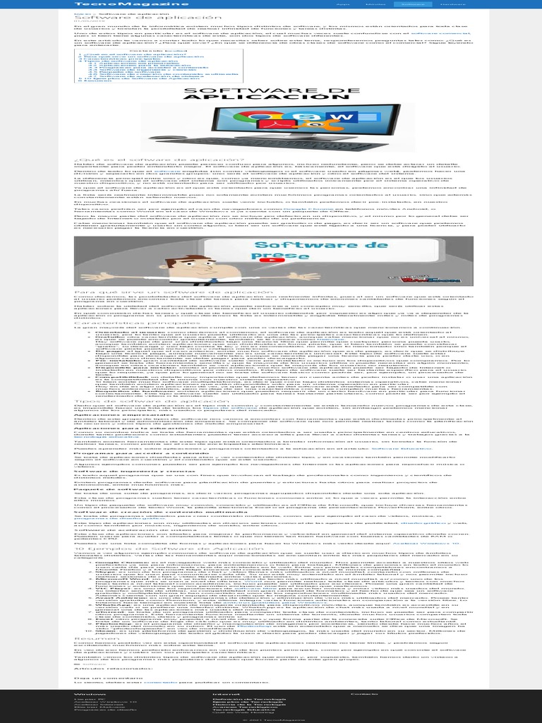 Software de Aplicación - ¿Qué Es - Características y Tipos Más