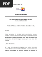 Contoh Format Surat Rasmi | PDF