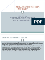 Kelompok 3. Strategi Melakukan Survei Di Internet