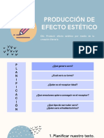 Clase Creación Efecto Estético.