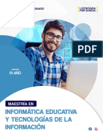 Maestría en Informática Educativa y Tecnologías de La Información PDF