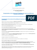 5. L'organisation et les acteurs de la politique de santé aux différents échelons territoriaux