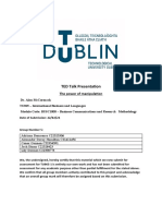 TU Dublin Submission Cover Page