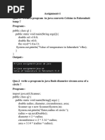 Assignment Java