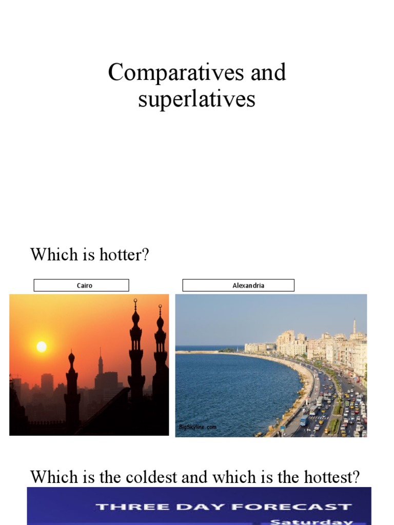A Comparative Analysis of Cities, Landmarks, Desserts and Adjectives to