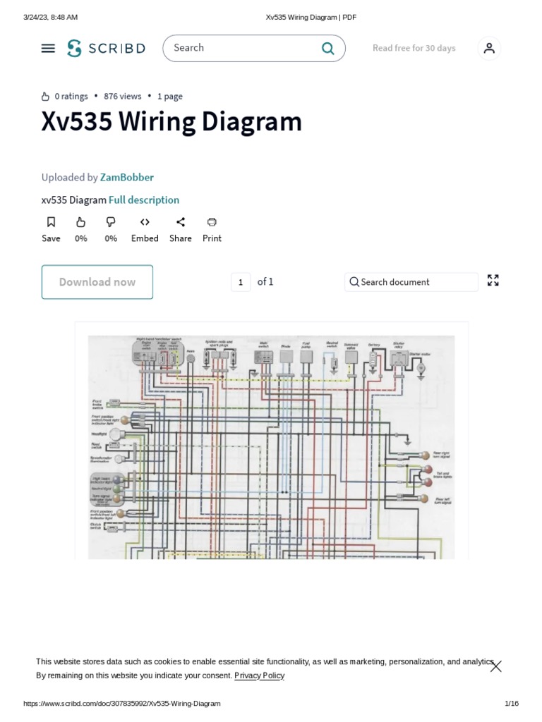 Xv535 Wiring Diagram _ PDF.pdf PDF Scribd