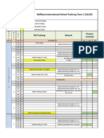 Rafflesia International School Event & Activities Calendar Term 1 2022 - 2023