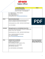 List of Sales Office PDF