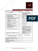 Ficha de Check List Básico para Fornecimento de Produto