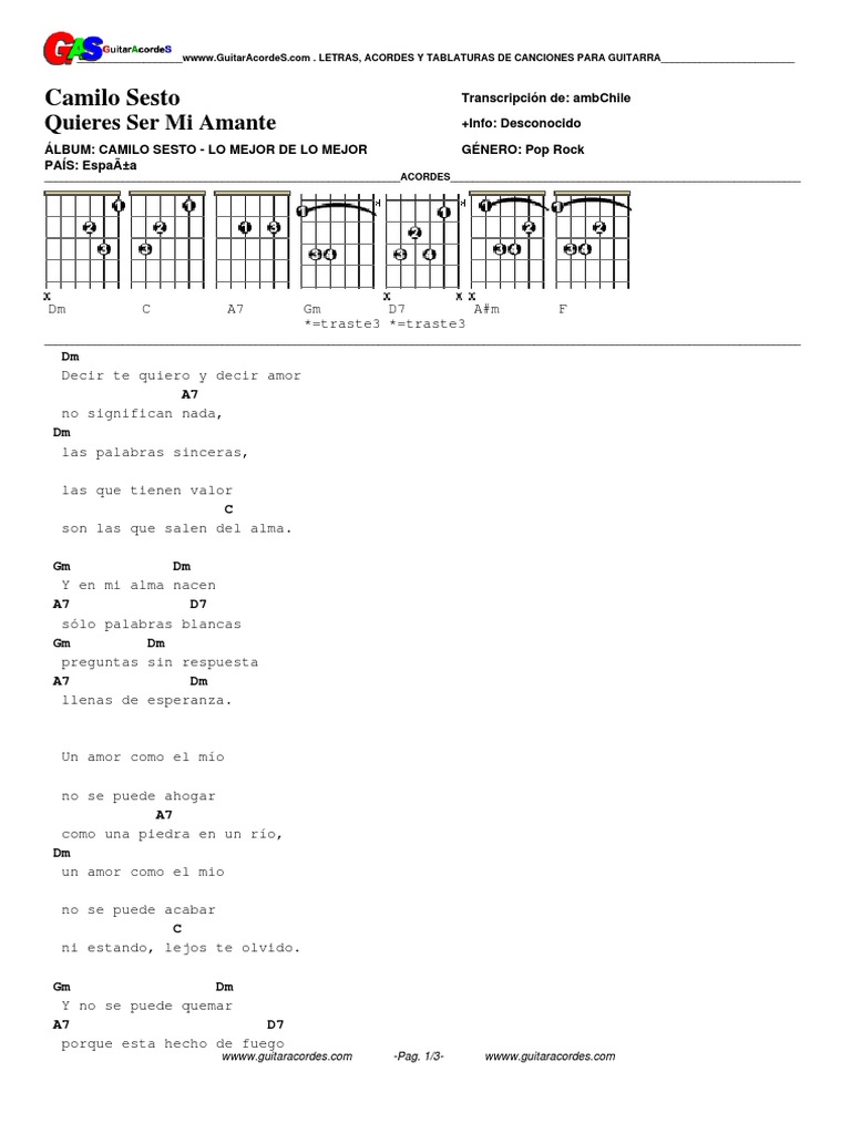 Mujer amante ACORDES de guitarra (Rata Blanca) : ENCHUFA LA GUITARRA, image size:768x1024