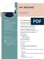Pink Simple Profile Resume PDF