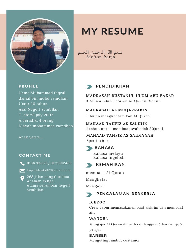 Pink Simple Profile Resume PDF | PDF