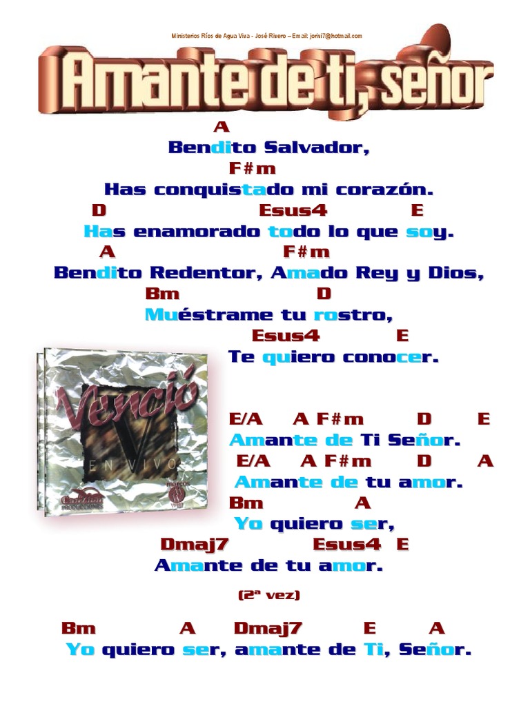 Amante de Ti Señor PDF | PDF