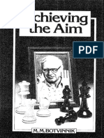 Mikhail Botvinnik - Achieving The Aim (Pergamon 1981) PDF