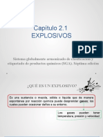 Criterios de Clasificación de Explosivos de Acuerdo Al SGA