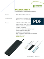 WA00219 - Cellular Antenna - Patch - Taoglas - GSA.8827.A.101111 - Datasheet