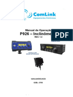 Manual Operação Inclinômetro P926