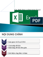 ĐỊNH DẠNH CƠ BẢN TRONG EXCEL