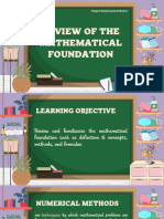 1 Review of The Mathematical Foundation