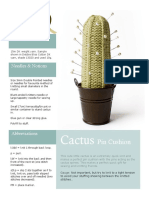 Cactus Pin Cushion Crochet Pattern