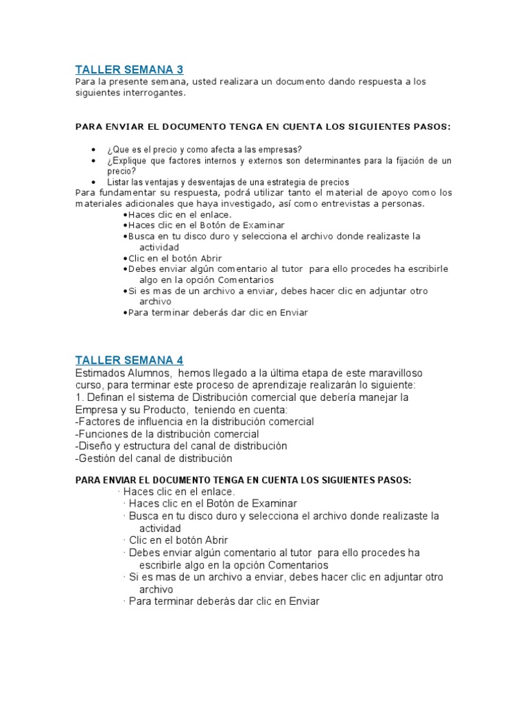 Taller Semana 3 | PDF | Crecimiento personal y profesional