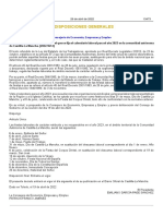 I.-Disposiciones Generales: Consejería de Economía, Empresas y Empleo