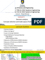 Systems Engineering Course Lecture 5